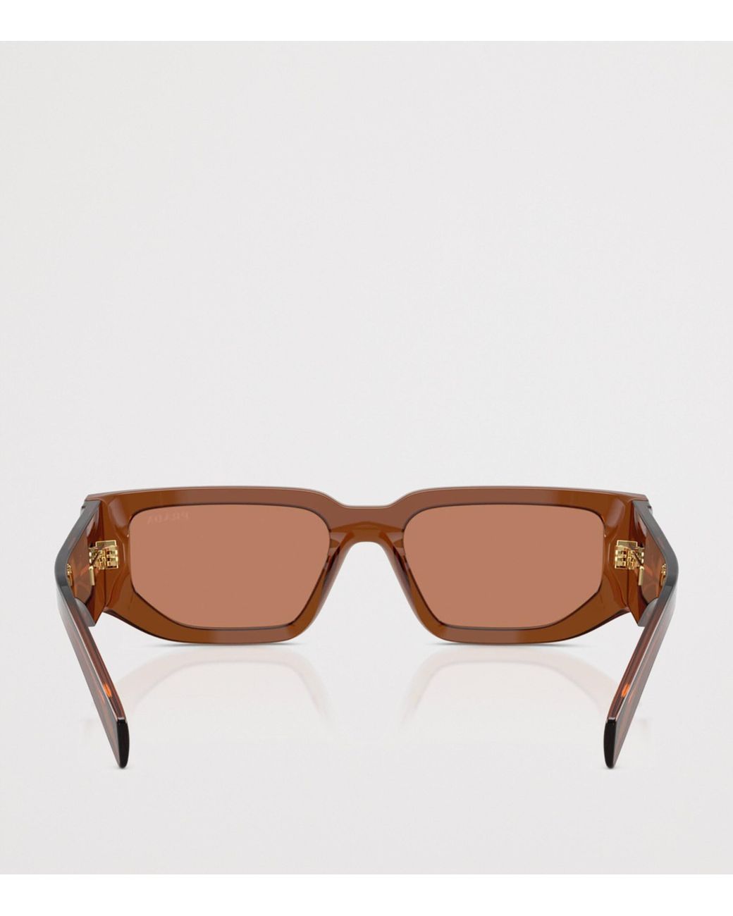Prada Pink Rectangle Sunglasses for men