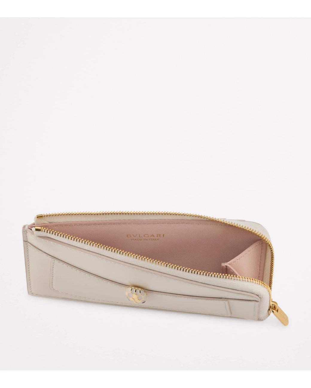 BVLGARI Natural Serpenti Forever Zipped Card Holder