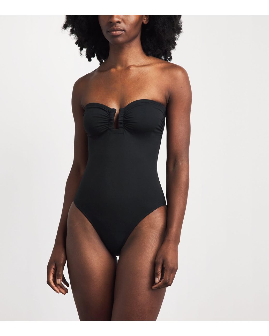 Eres Black Strapless Cassiopée Swimsuit