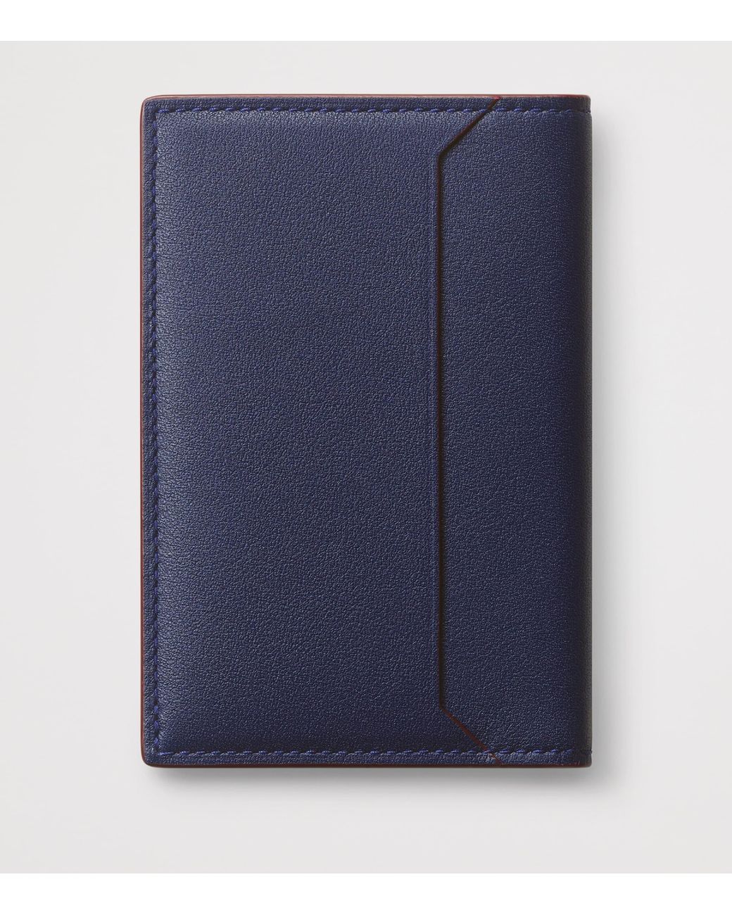 Cartier Blue Leather Must De Card Holder for men
