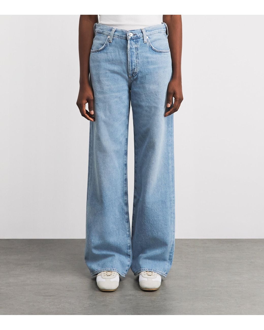 Citizens of Humanity Blue Annina Wide-Leg Jeans