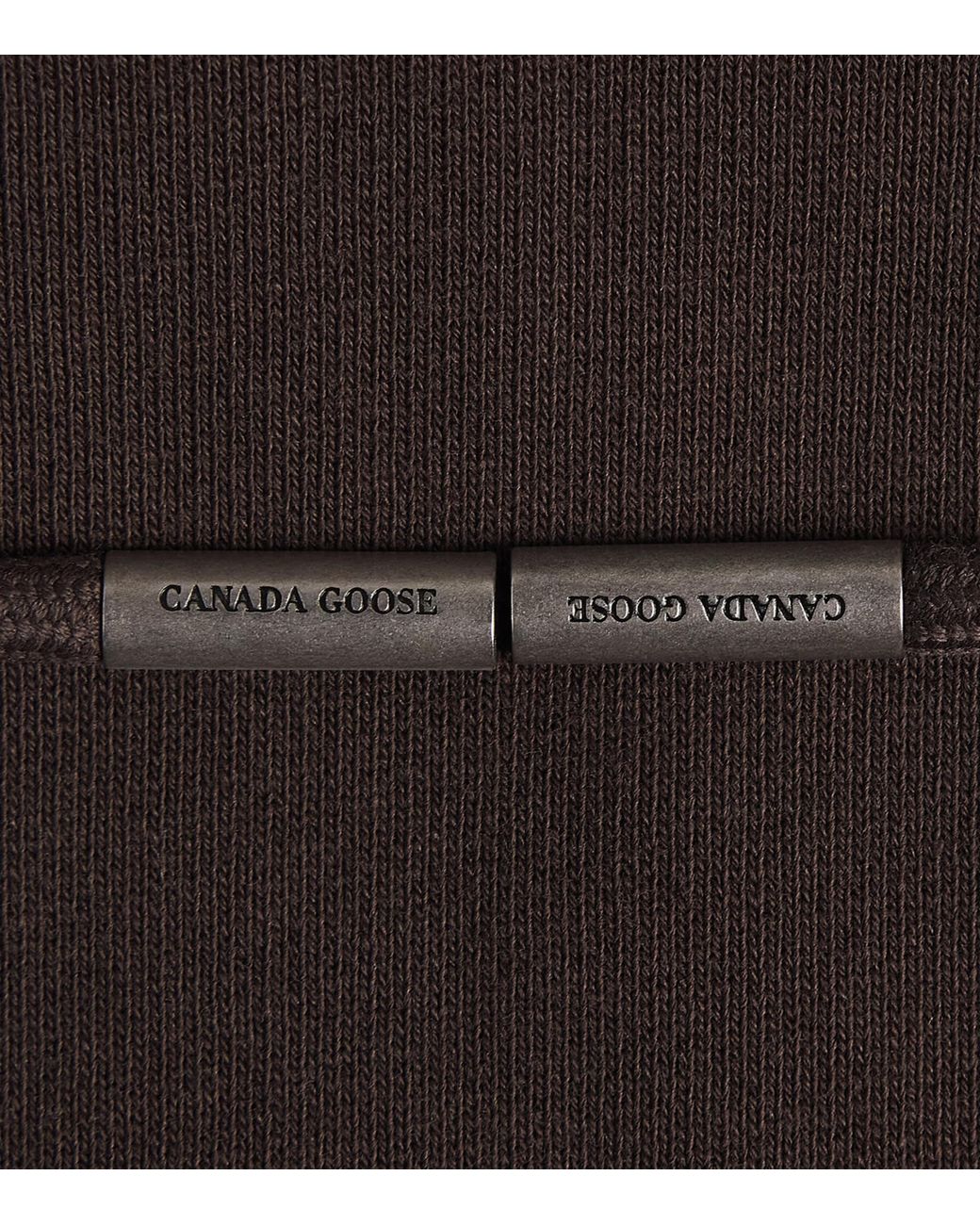 Canada Goose Brown Organic Cotton Tonal Rove Hoodie for men