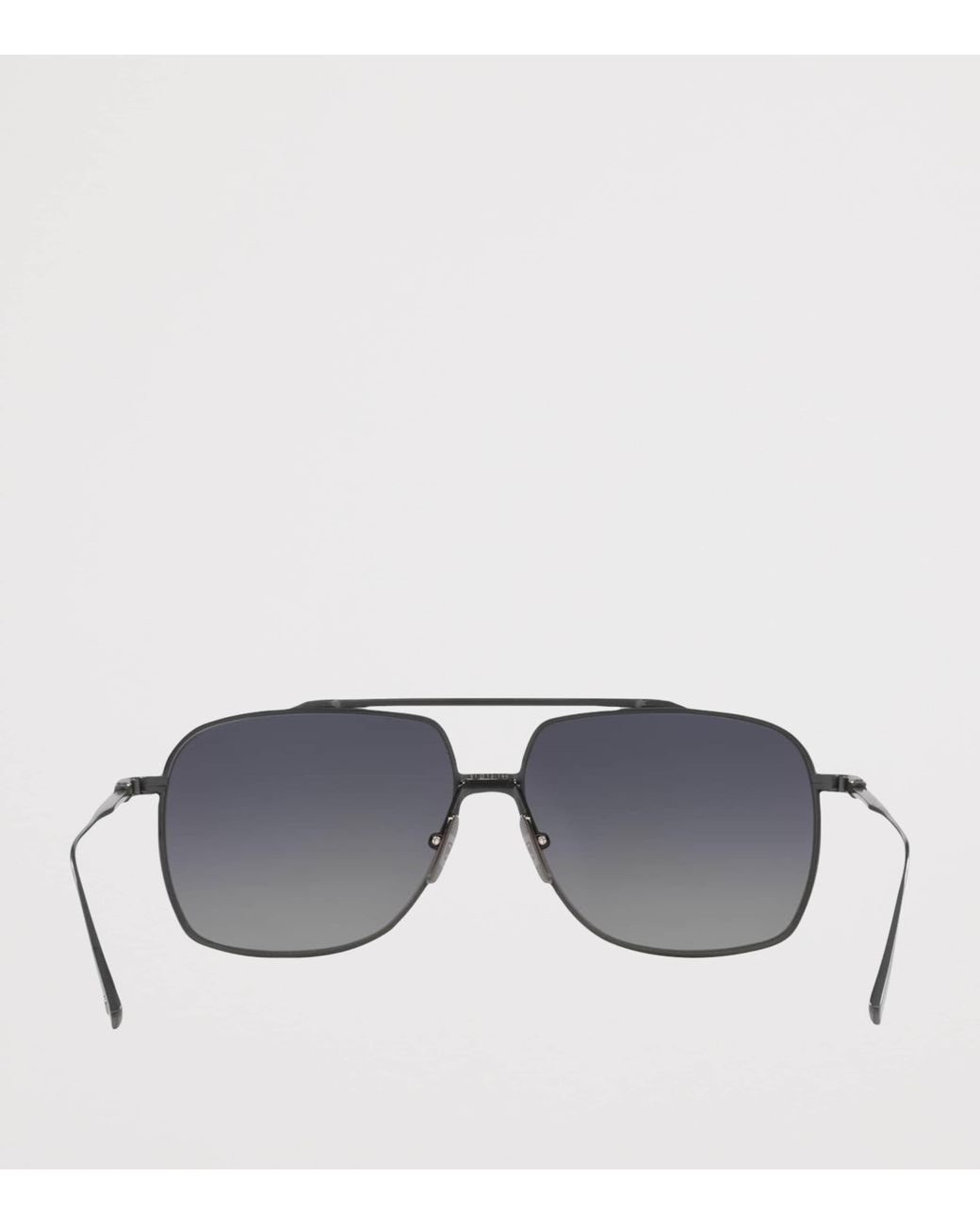 Dita Eyewear Gray Metal Alkamx Square Sunglasses