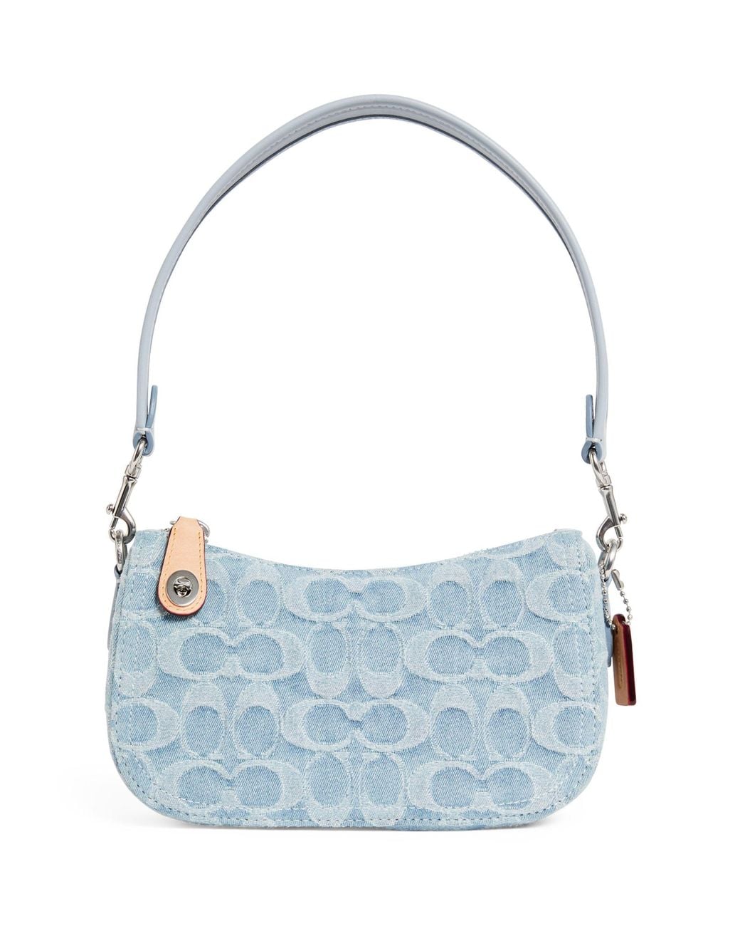 COACH Denim Swinger Shoulder Bag in Blue | Lyst COACH Denim Swinger Shoulder Bag in Blue | Lyst