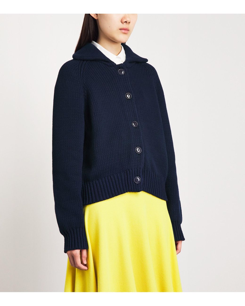 Polo Ralph Lauren Blue Knitted Button-Up Cardigan