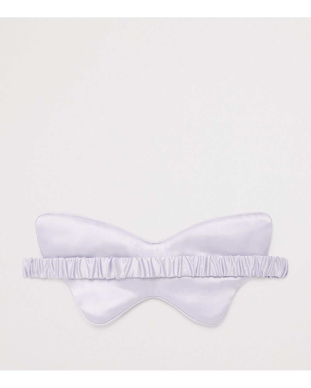 Manitu Purple Mulberry Silk Butterfly Eye Mask
