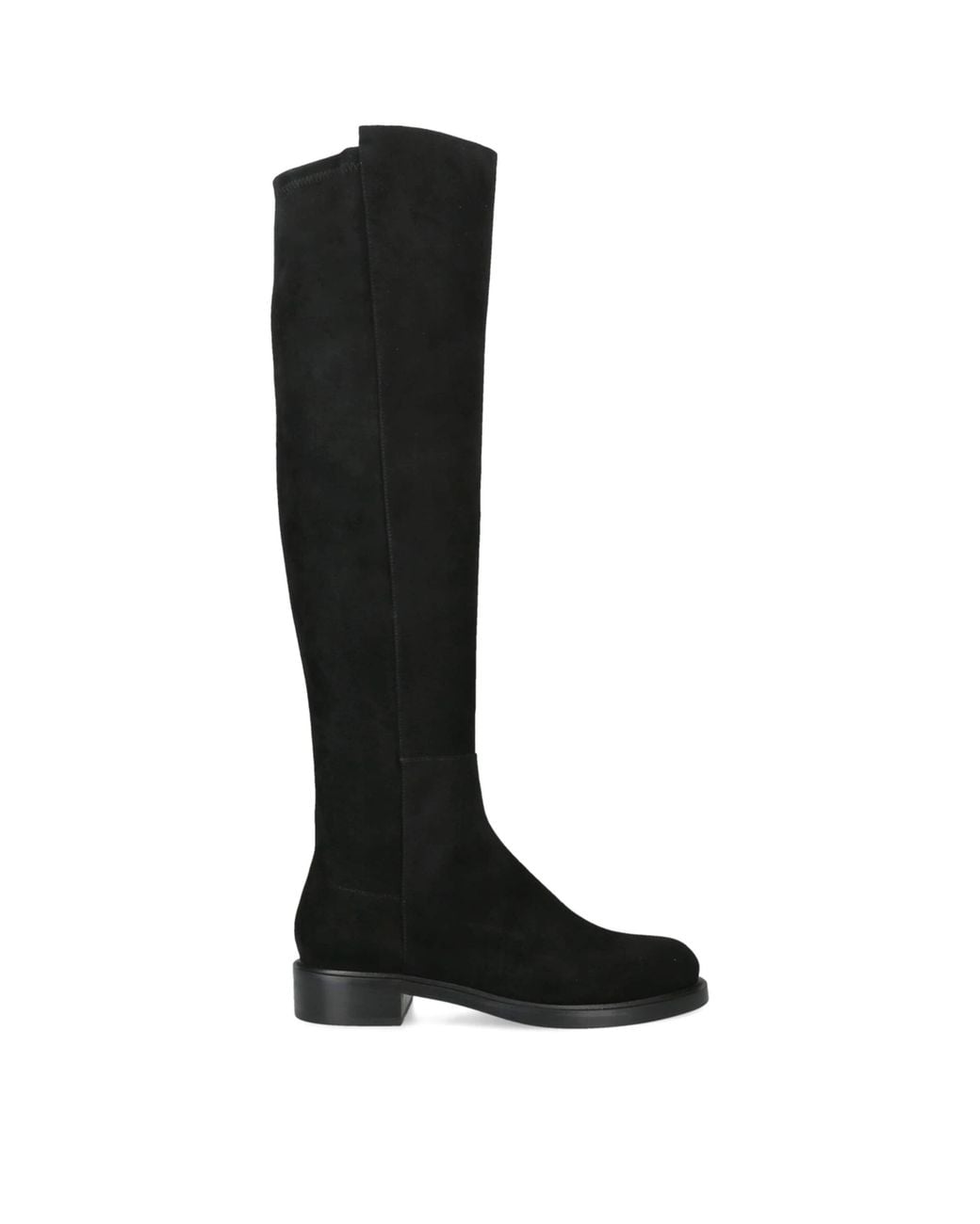 Stuart Weitzman Black Suede 5050 Gisele Over-The-Knee Boots