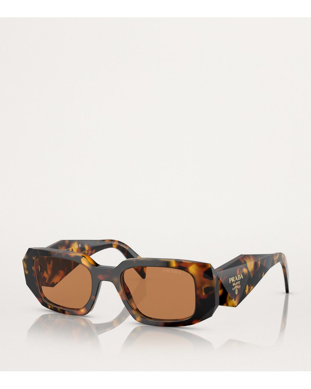 Prada Brown Acetate Pr 17Ws Sunglasses