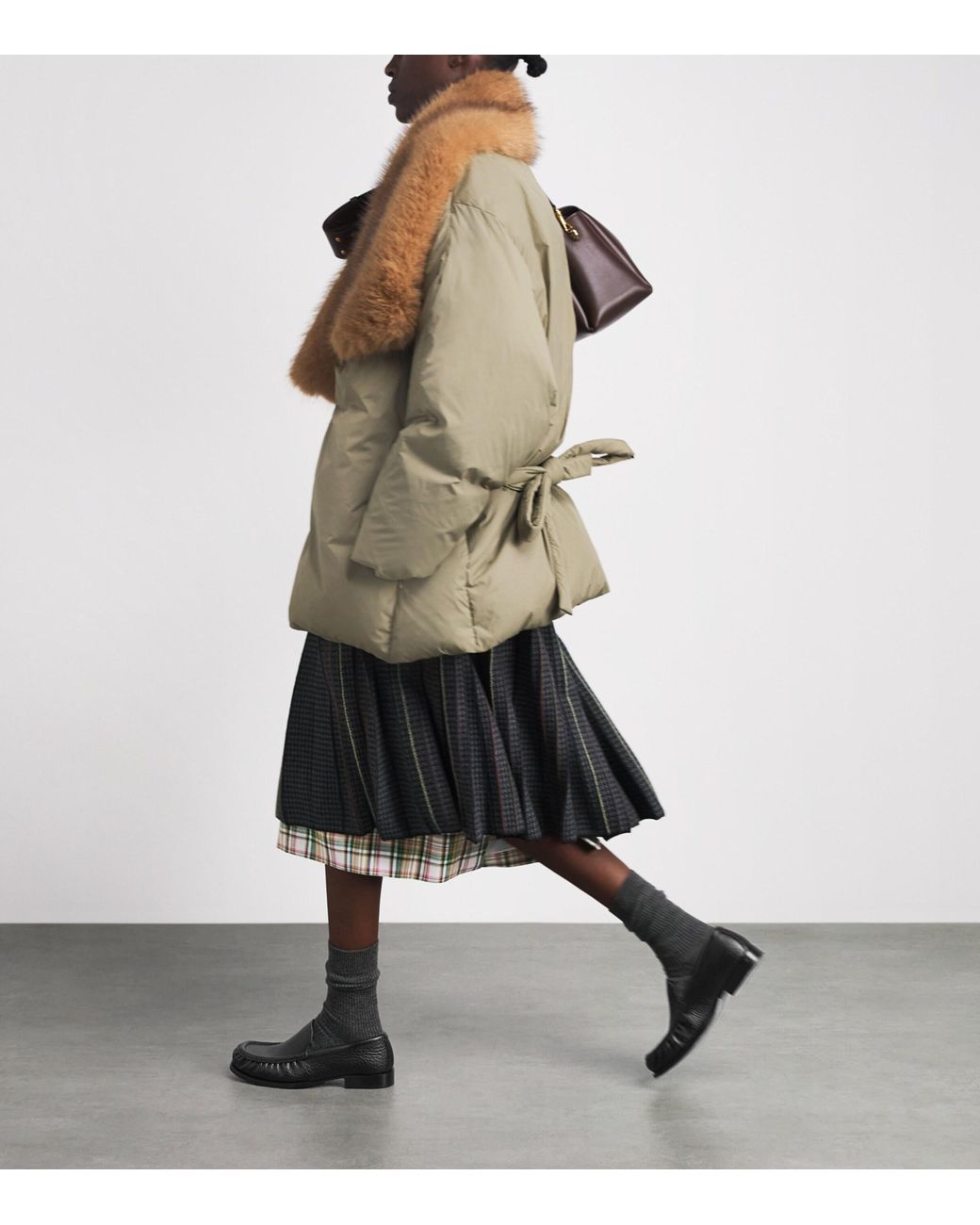 Dries Van Noten Black Leather Penny Loafers