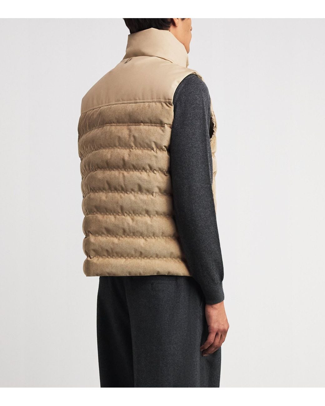 Mackage Natural Corduroy Down-Padded Gilet for men