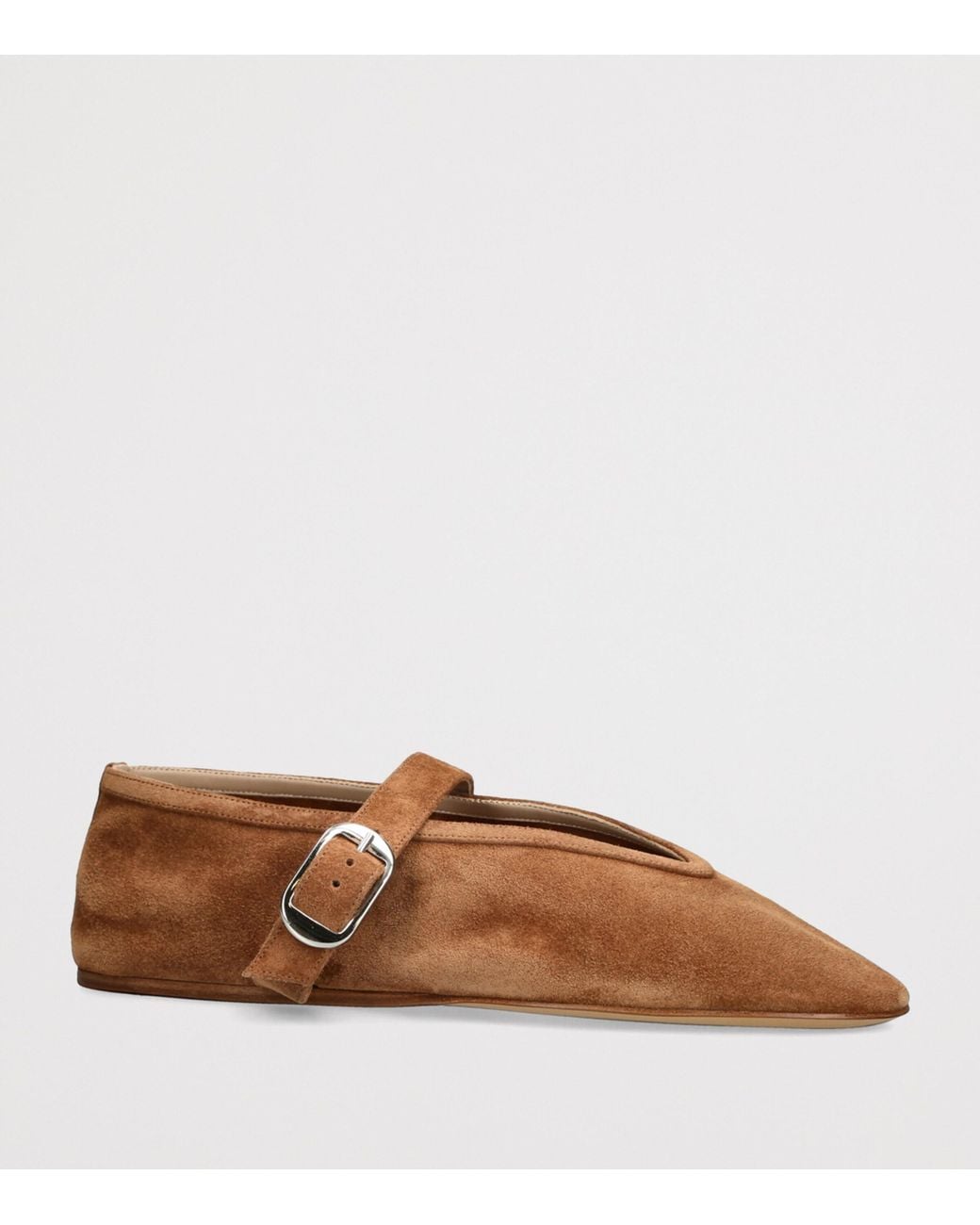 Le Monde Beryl Brown Suede Stella Flats