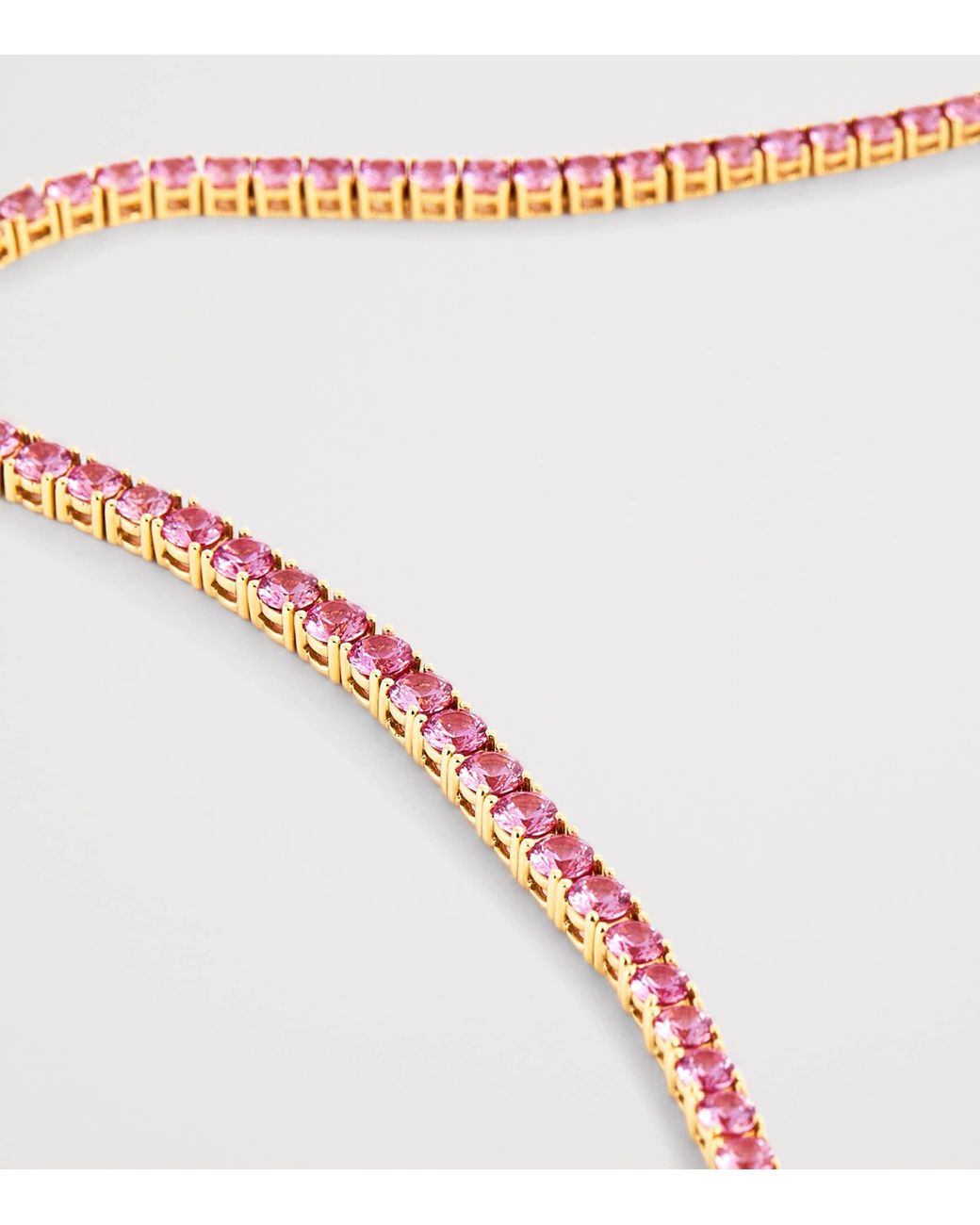 Anita Ko Metallic And Sapphire Hepburn Necklace