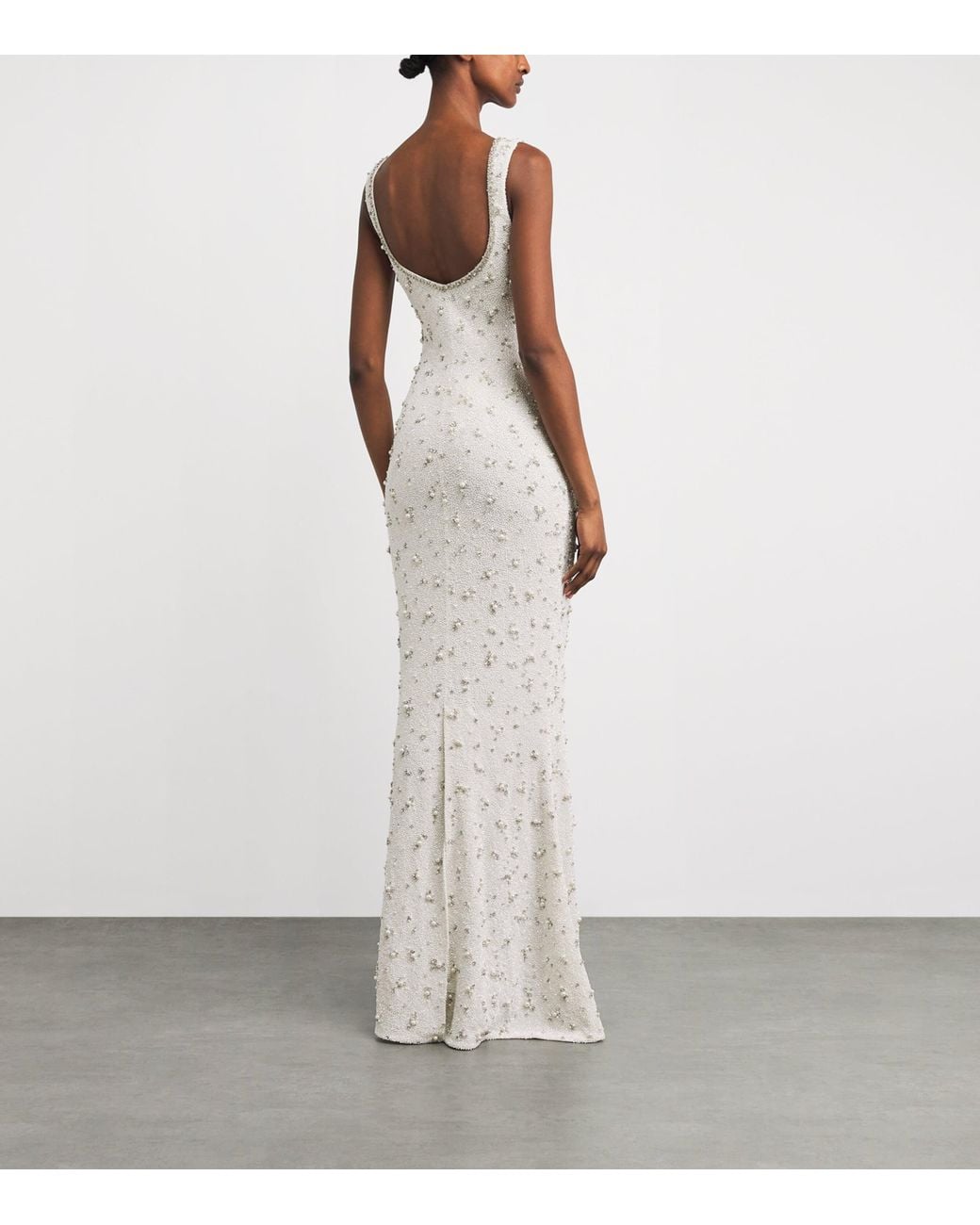 Clio Peppiatt White Bridal Crystal Gown