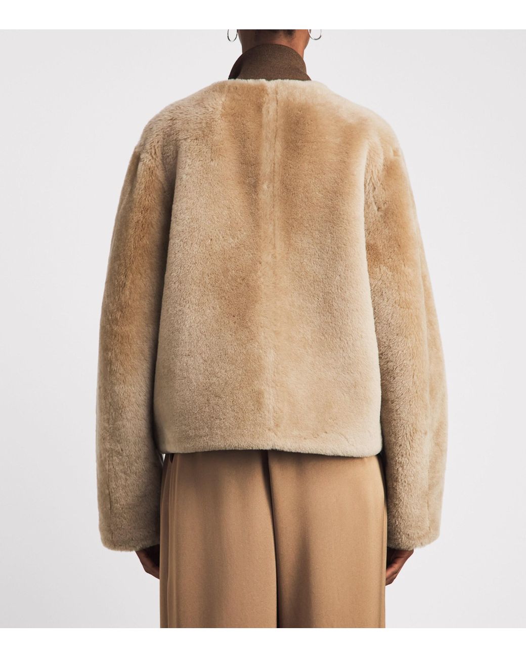 Charoux Natural Shearling Edie Coat