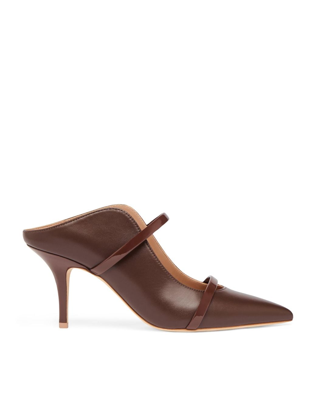 Malone Souliers Brown Leather Maureen Heeled Mules 70