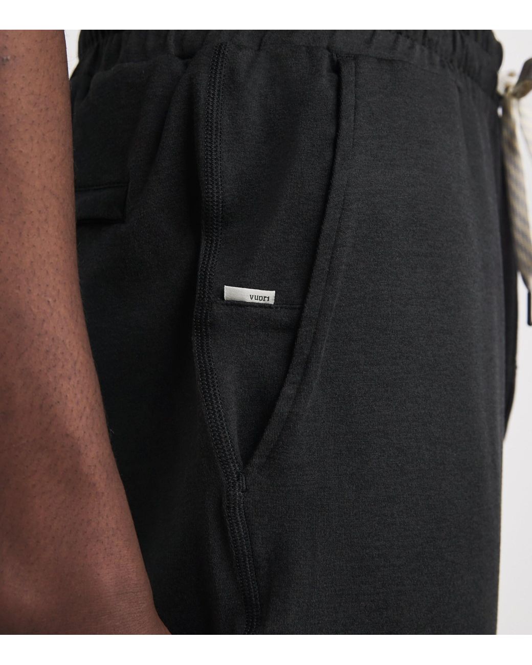 vuori Black Ponto Performance Sweatpants for men