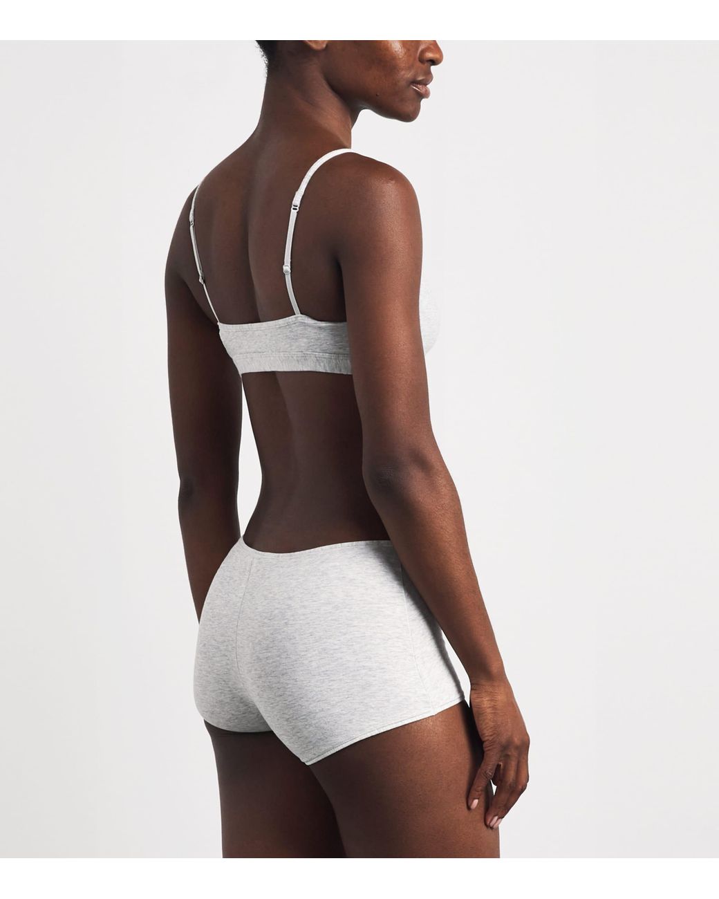 Skims Gray Everyday Boyshort Briefs