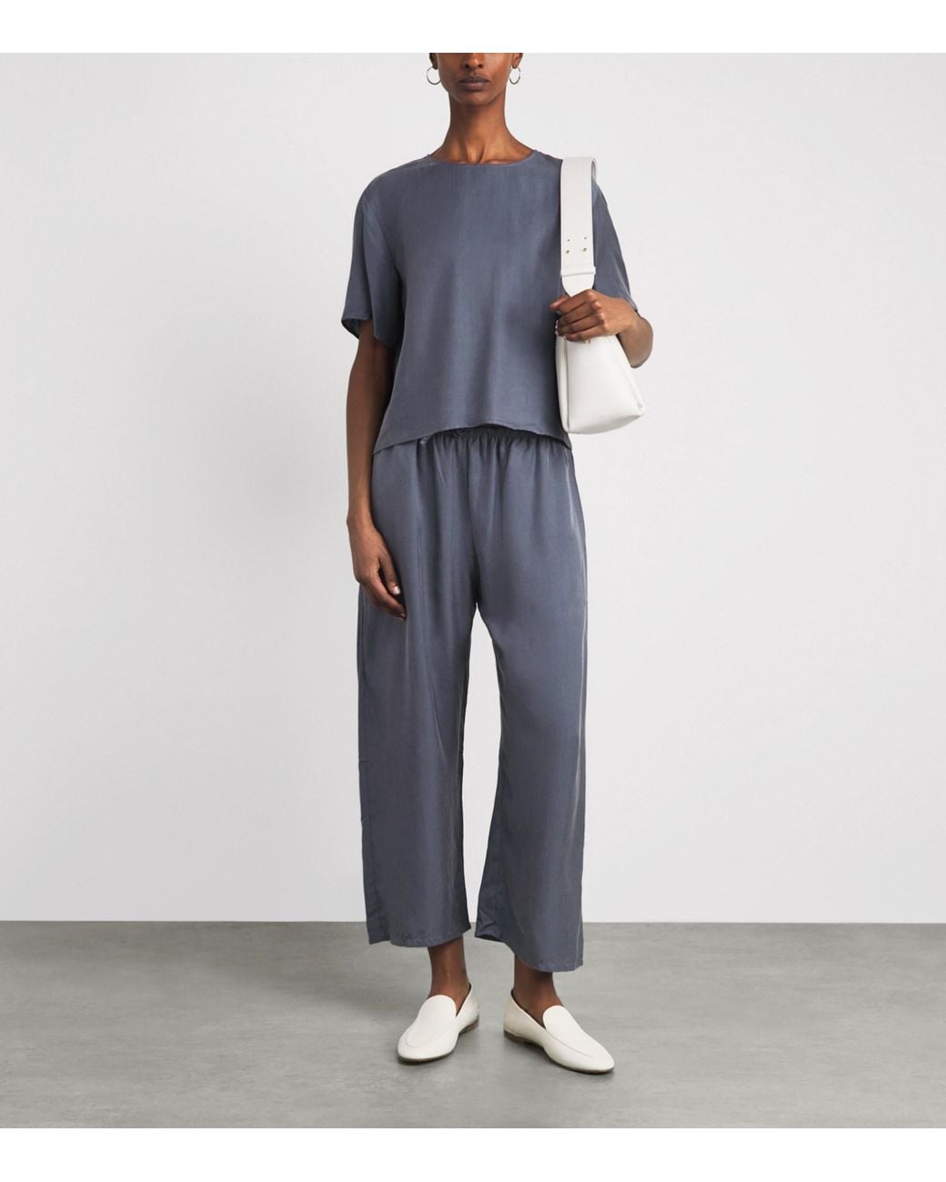 Leset Blue Kim Boxy T-Shirt