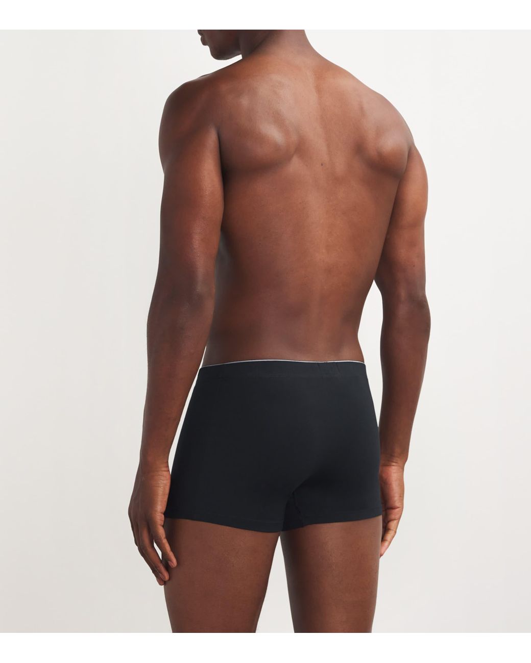Hanro Blue Cotton Superior Trunks for men
