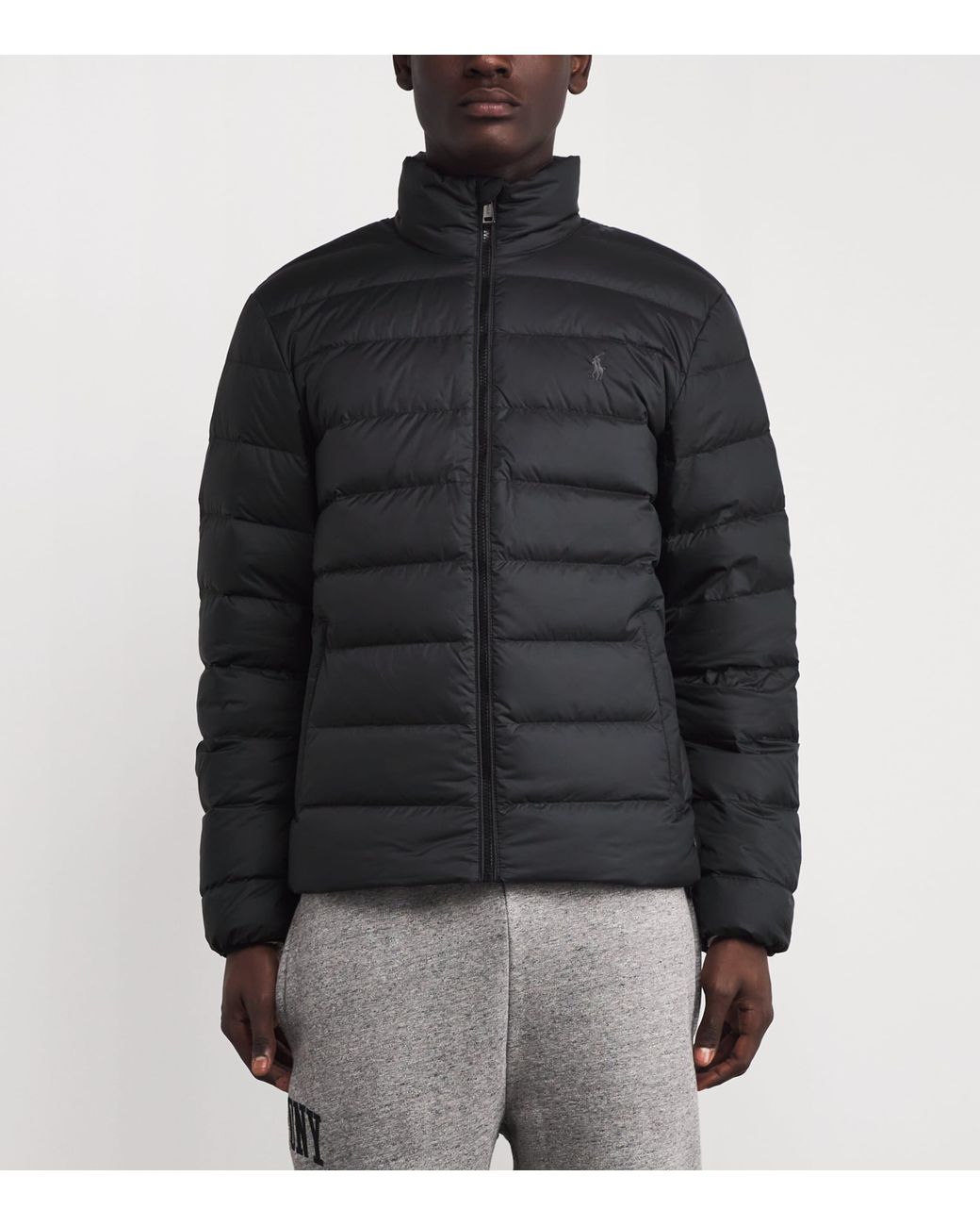 Polo Ralph Lauren Black Down Puffer Jacket for men