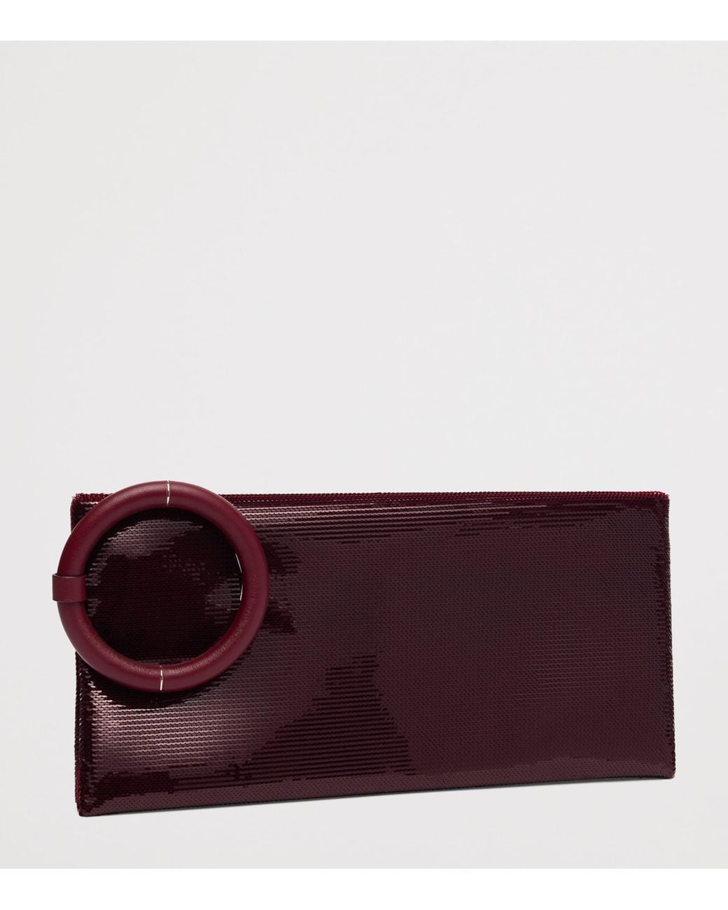 Tom Ford Purple Sequinned Ring Clutch Bag
