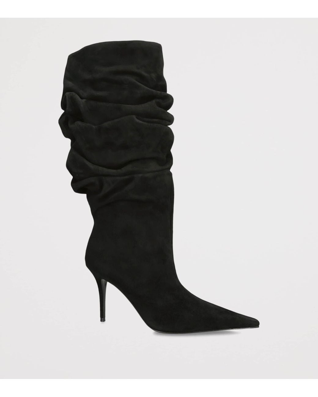 AMINA MUADDI Black Suede Anok Boots 90