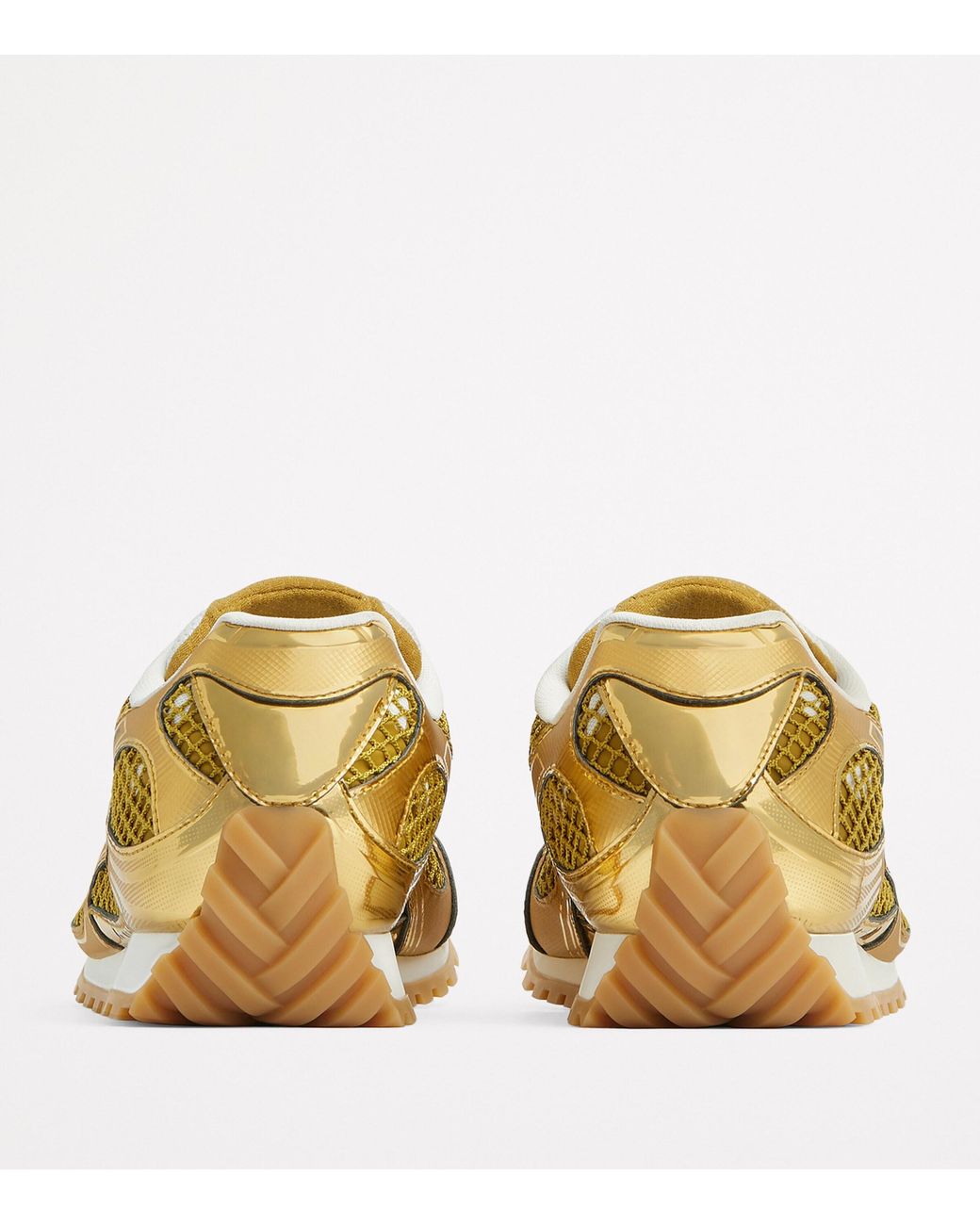 Bottega Veneta Yellow Low-Top Orbit Sneakers