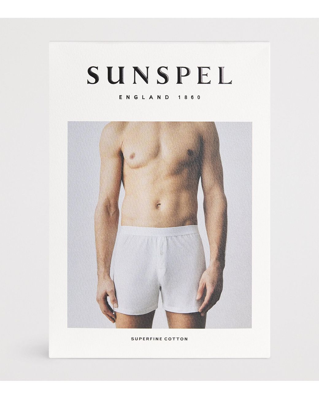Sunspel Black Superfine Cotton Boxer Shorts for men