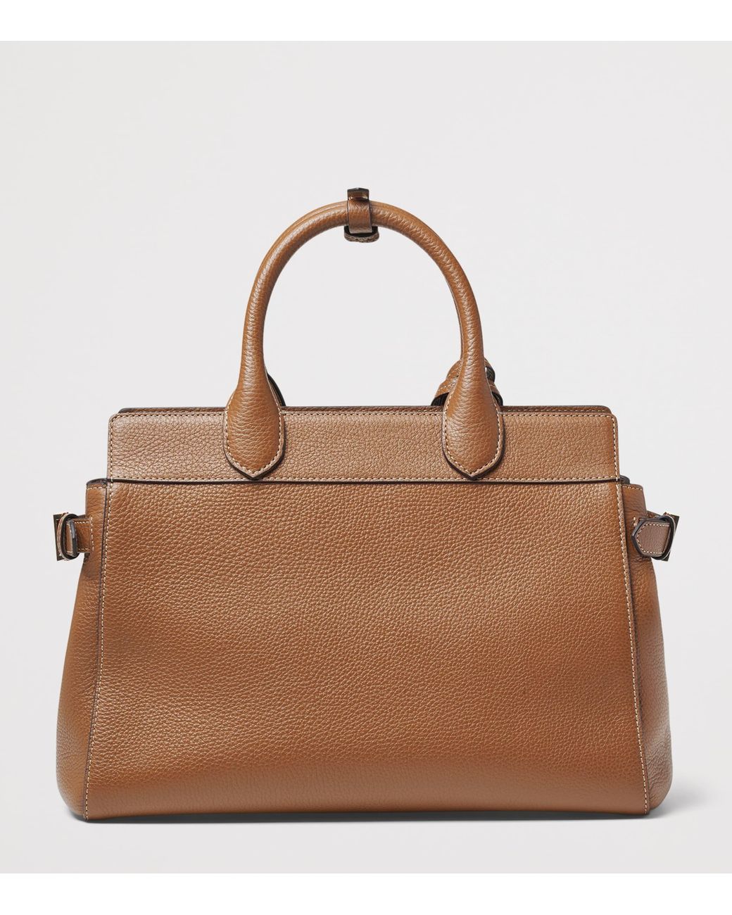 Aspinal Brown Leather Savannah Top-Handle Bag