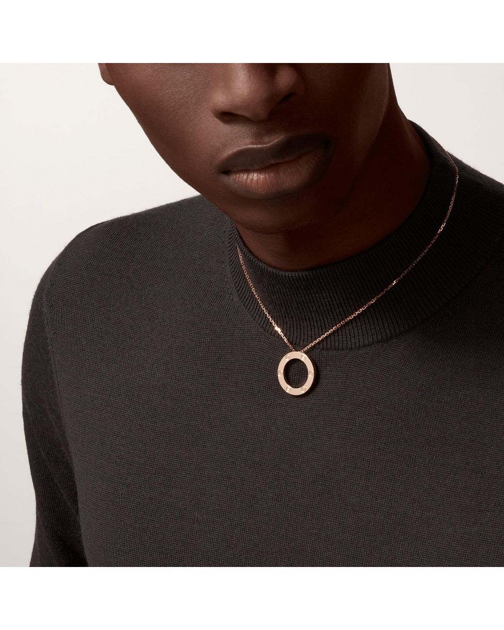 Cartier Metallic Love Necklace