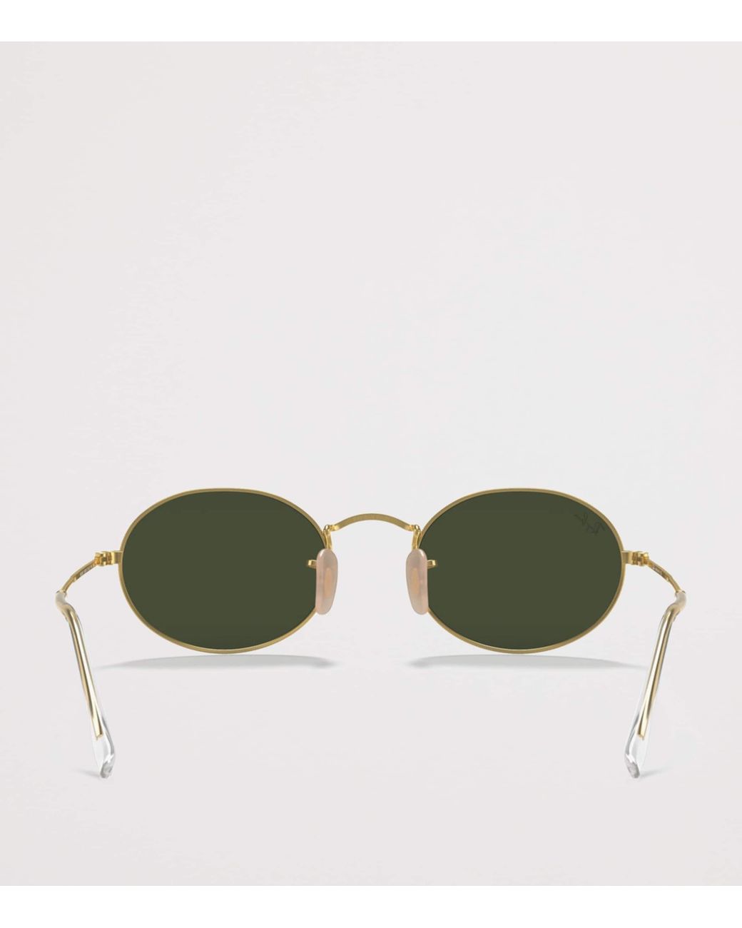 Ray-Ban Green Rb3547 Oval Metal Sunglasses