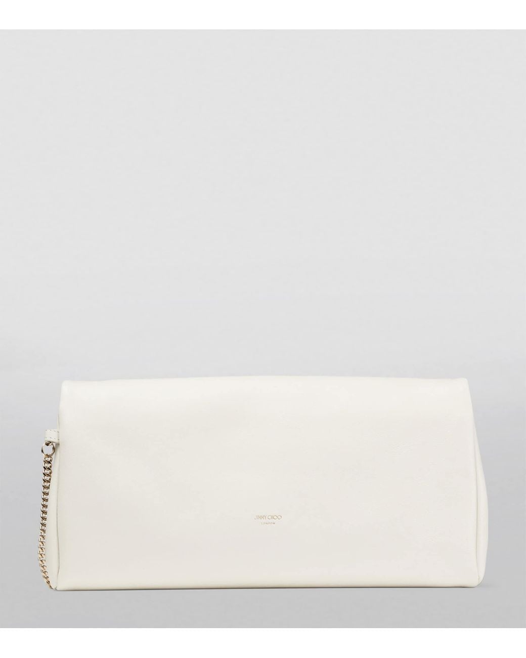 Jimmy Choo Natural Leather Xandra Clutch