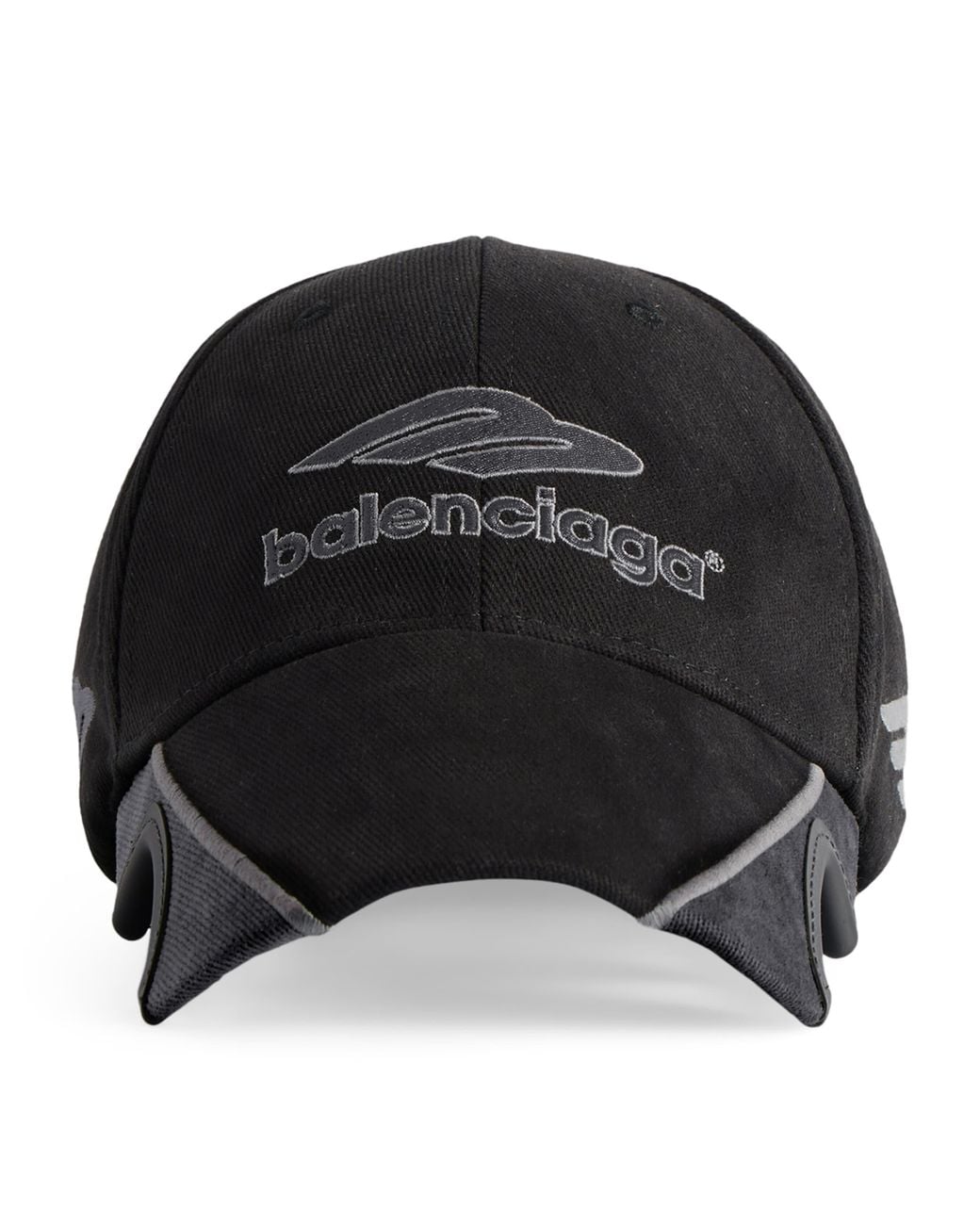 Balenciaga Black Logo Football Cap for men