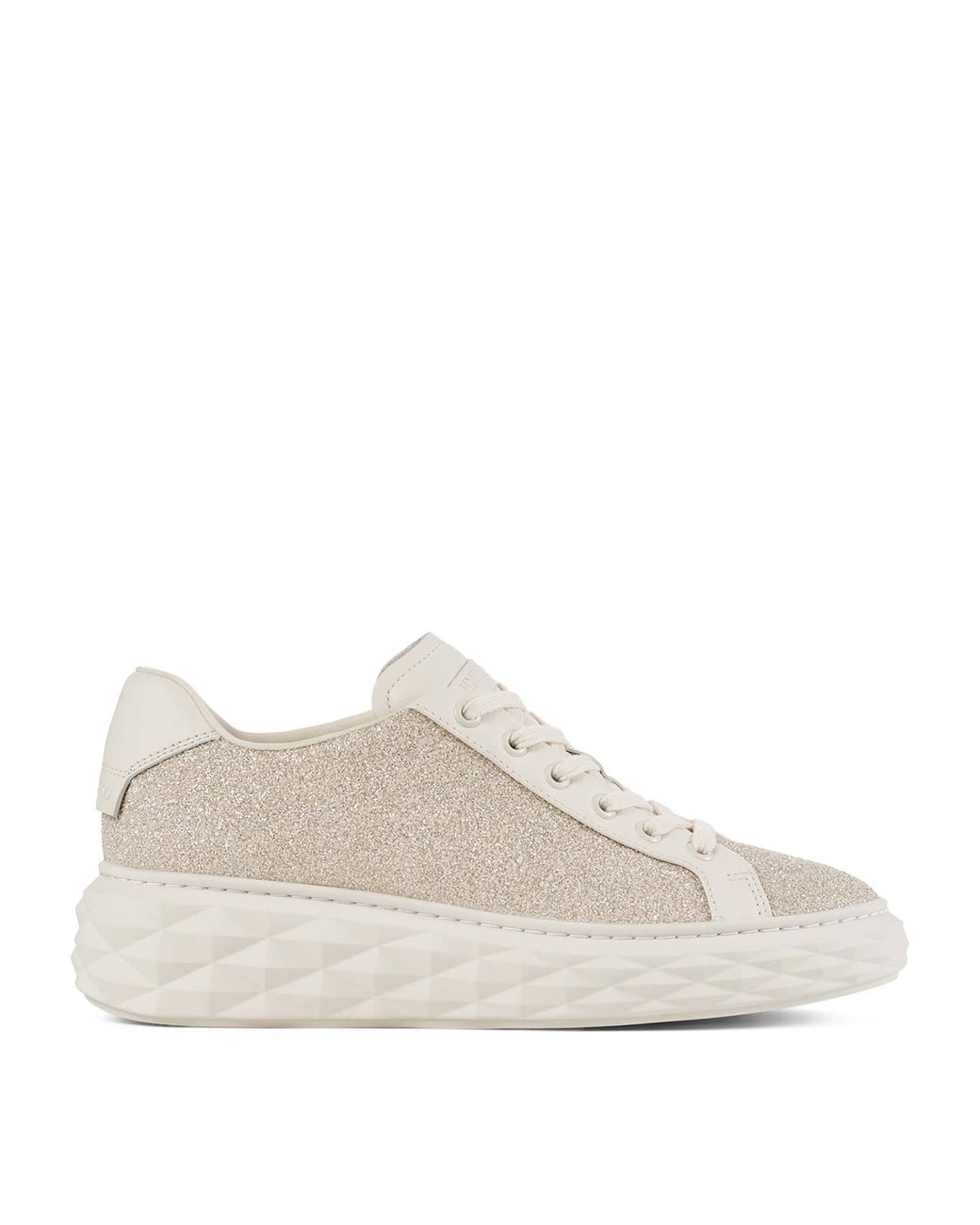 Jimmy Choo Natural Diamond Light Max Glitter Sneakers