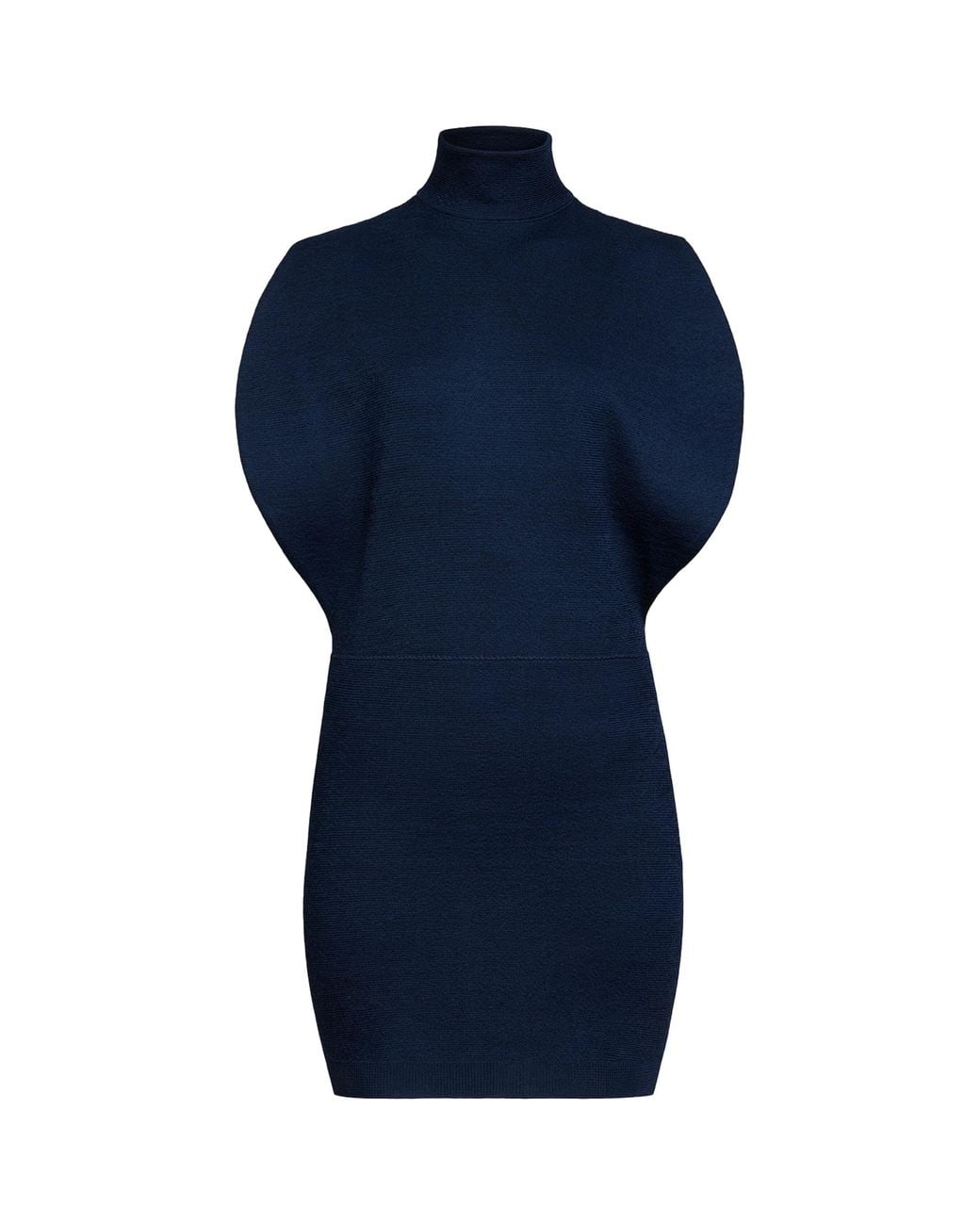 Alaïa Blue Curved Mini Dress