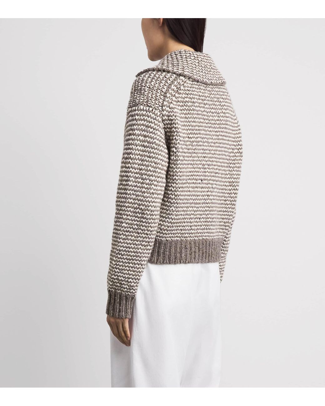 Polo Ralph Lauren Gray Cotton-Wool Blend Sweater