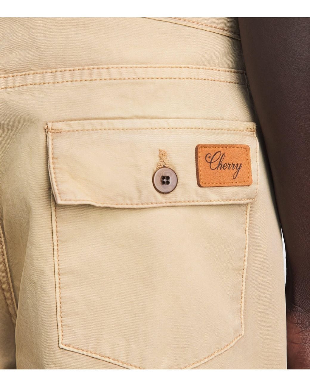 CHERRY LA Natural Western Straight Chinos for men