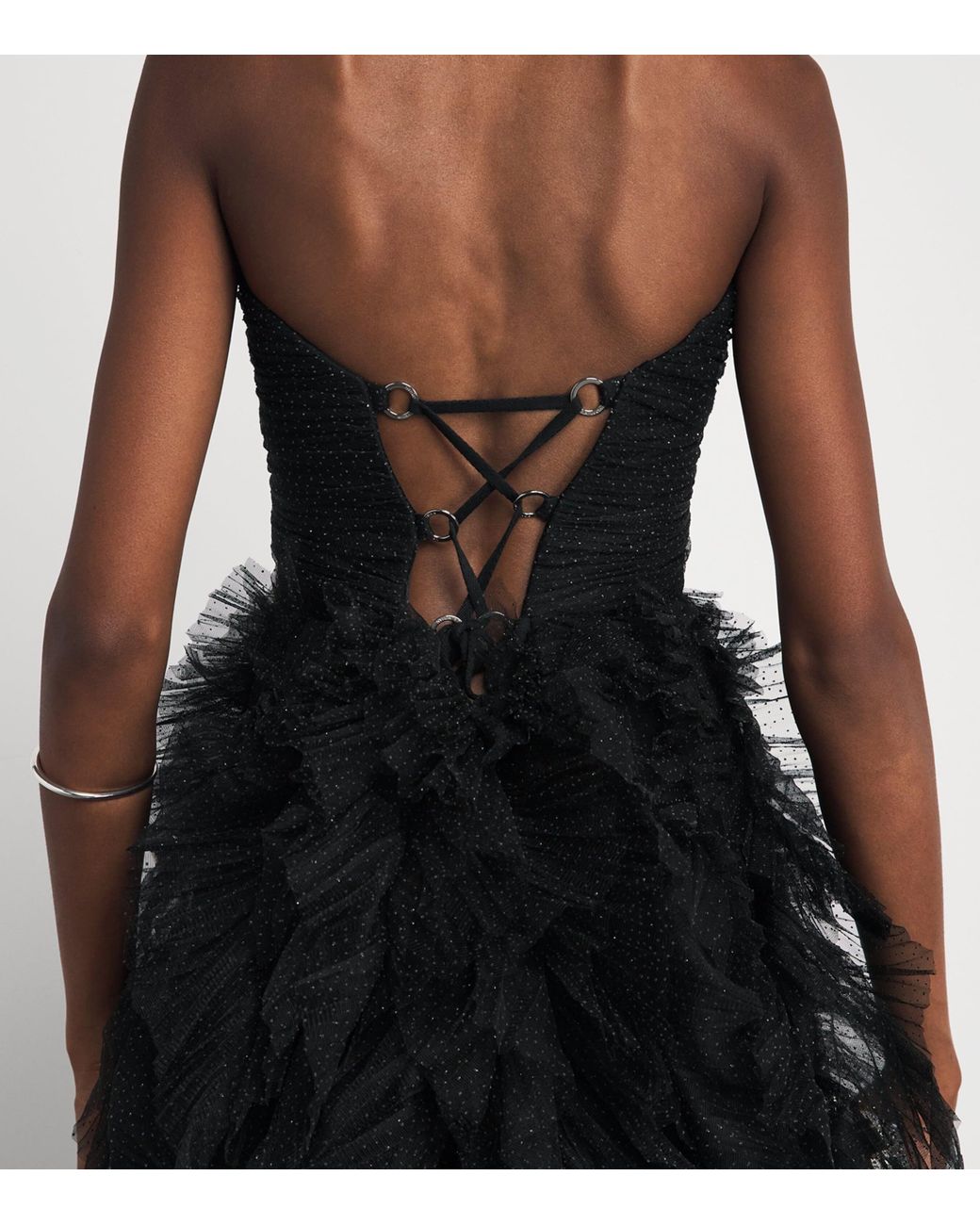 Maria Lucia Hohan Black Tulle Coleen Gown
