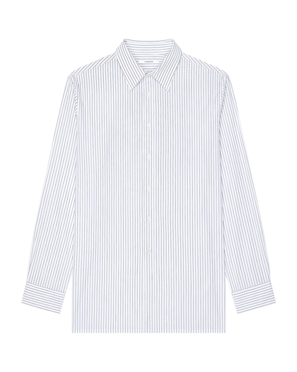 Givenchy White Cotton Stripe Shirt for men