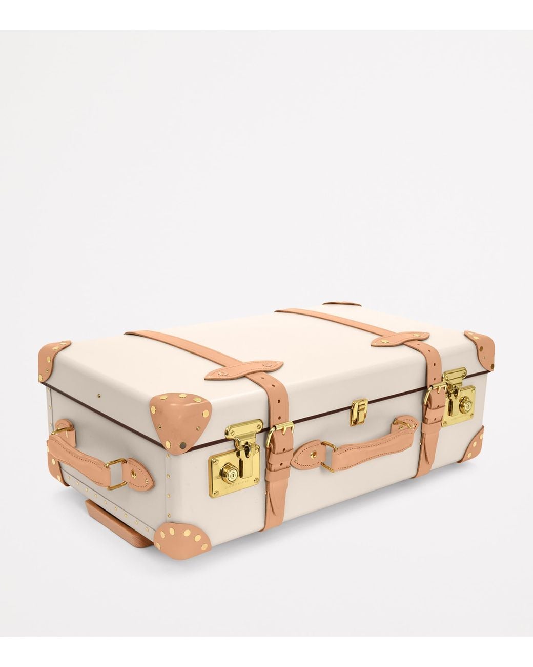 Globe-Trotter White Medium Safari 2-Wheel Suitcase