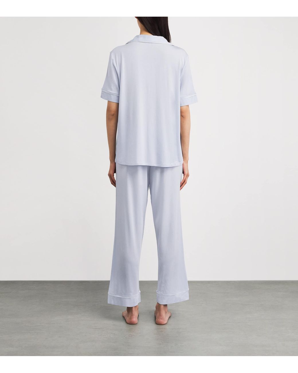 Eberjey White Short-Sleeve Gisele Pyjama Set