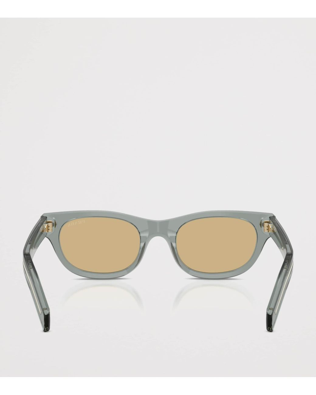 Prada Gray Acetate Pr C09S Cat Eye Sunglasses for men