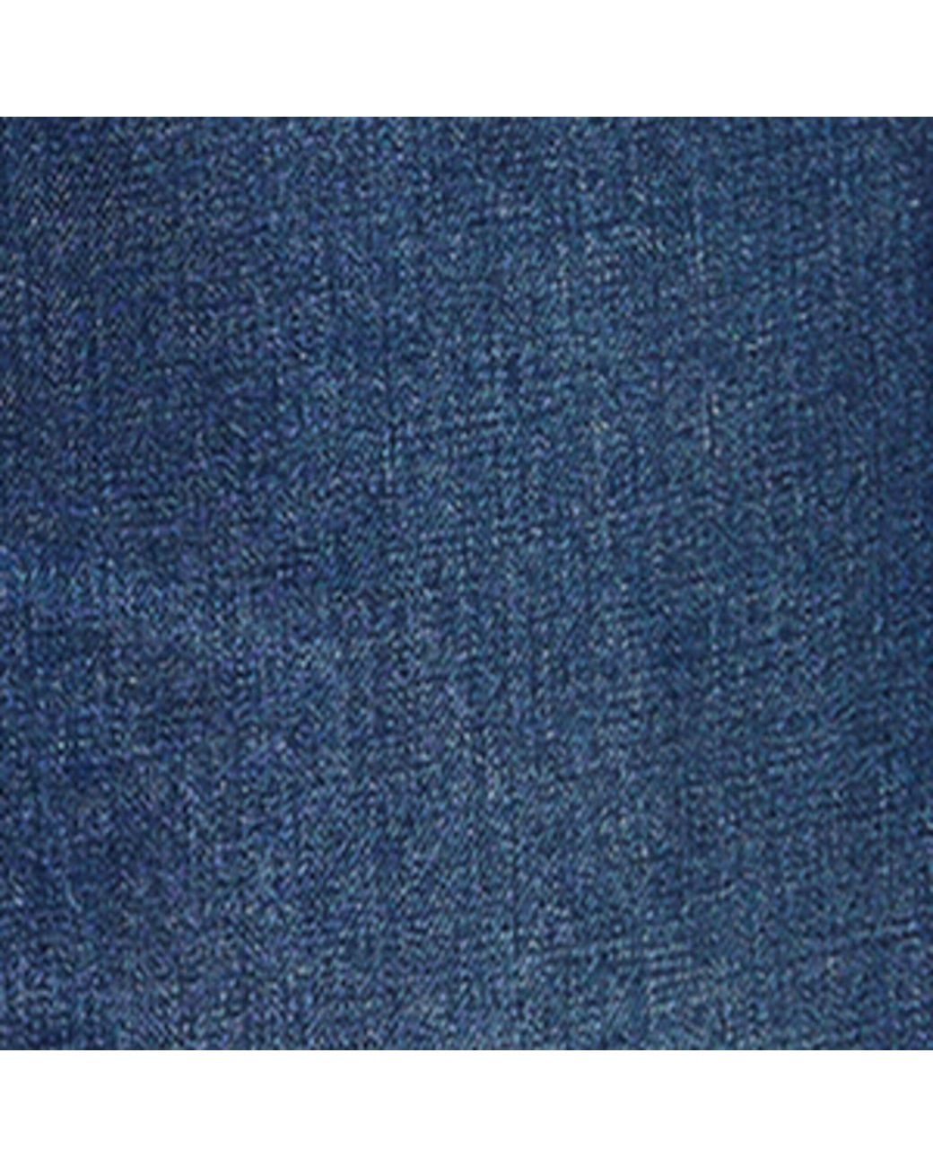 Saint Laurent Blue V-Waist Baggy Jeans