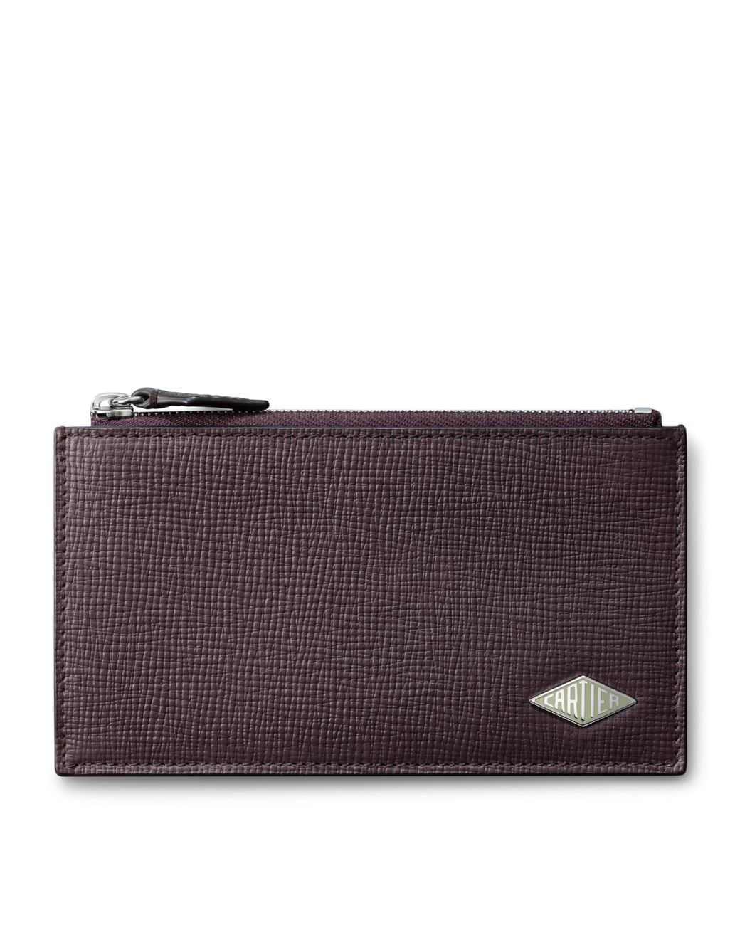 Cartier Purple Leather Losange Card Holder for men