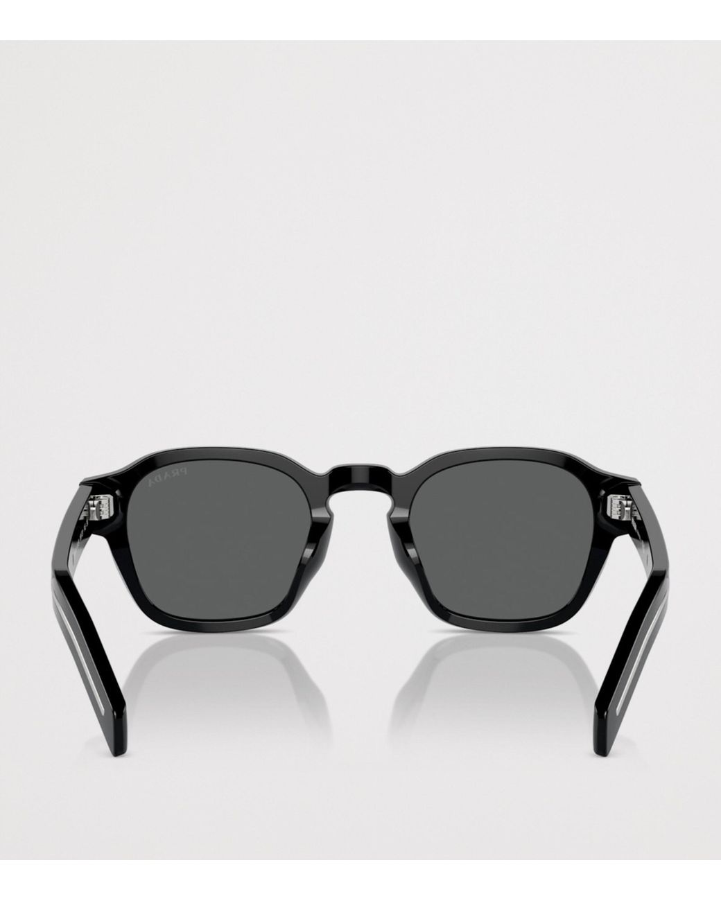 Prada Black Acetate Phantos Sunglasses for men