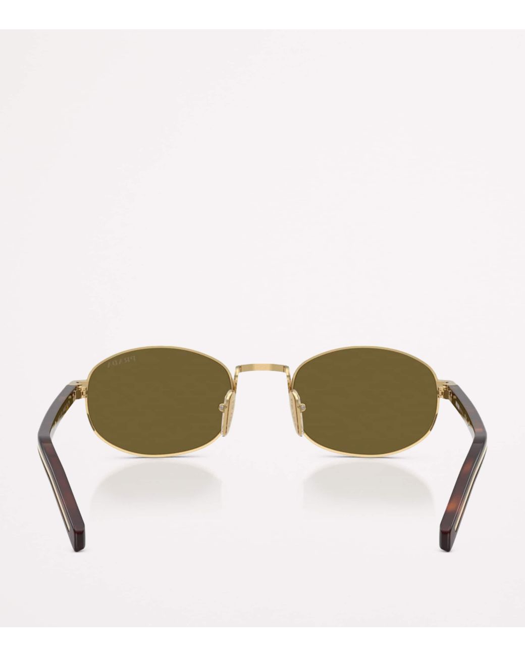Prada Green Steel Pr B53S Sunglasses