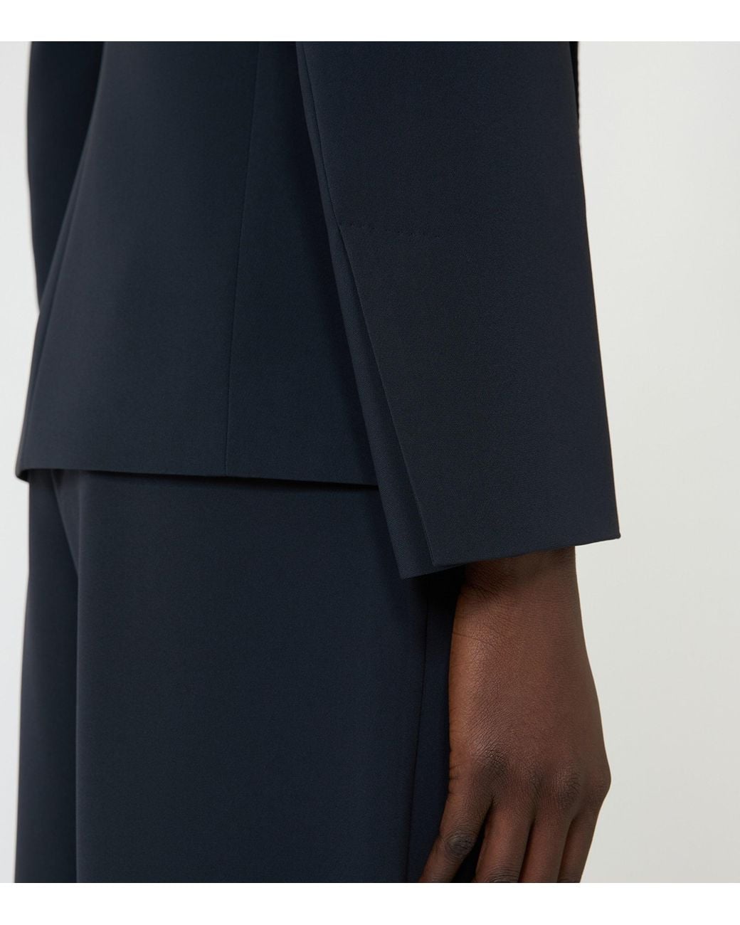 Max Mara Blue Sash-Tie Blazer