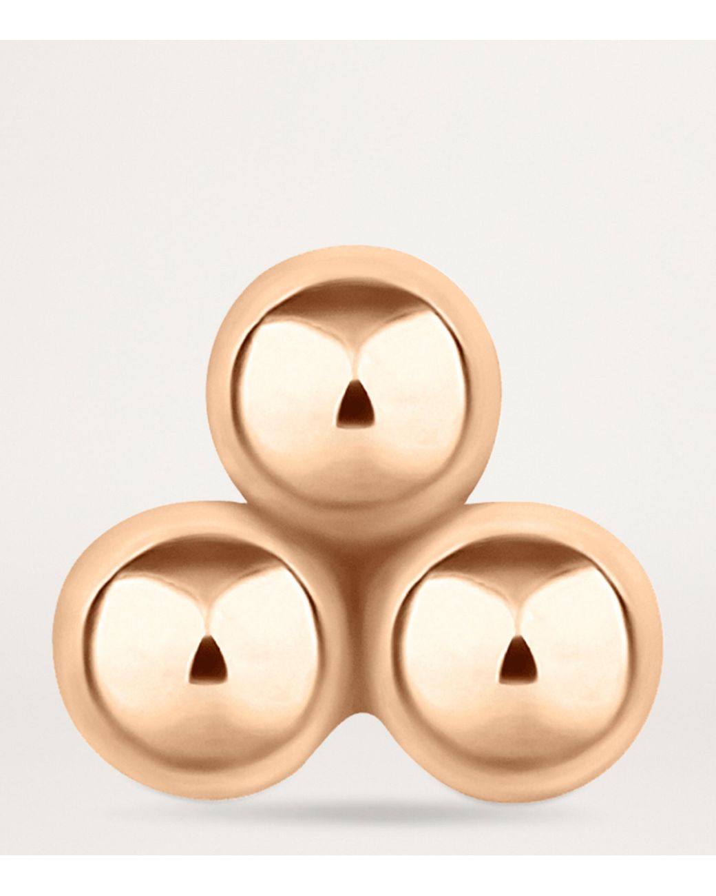 Maria Tash Natural Trinity Single Threaded Stud Earring