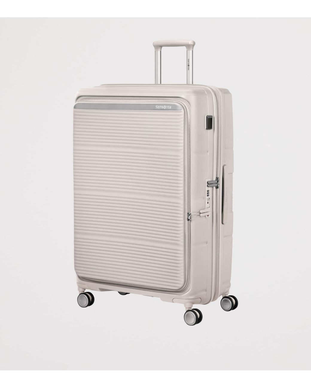 Samsonite White Paralux Check-In Suitcase