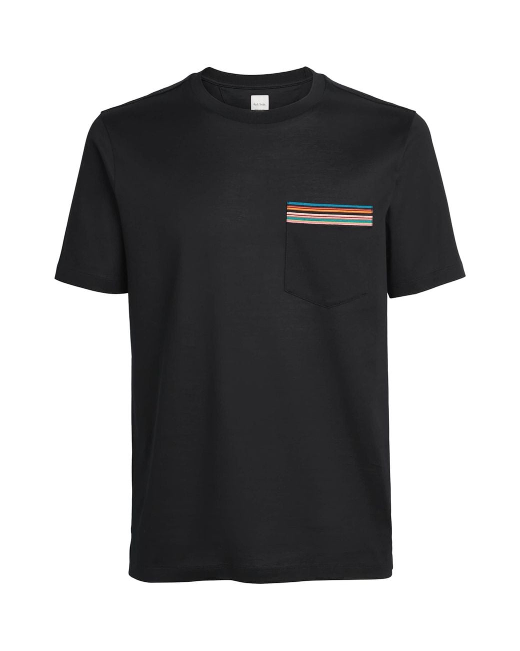 Paul Smith Black Signature Stripe Pocket T-Shirt for men